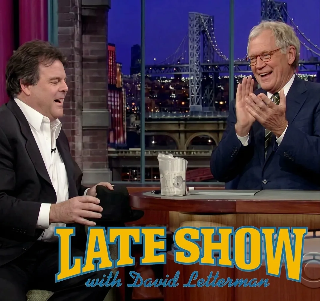 John Carney performing for David Letterman on the Late Show
